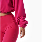  Plus Size ComfortSoft French Terry Zip Up  Women's Sweatshirt Hoodie