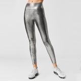 Womens Faux Leather Sexy Shiny Leggings Pants