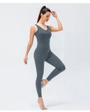 Sexy Bodycon Sleeveless V Neck One Piece Jumpsuit Romper