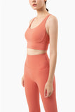 Women Solid Tracksuit Workout Outfits Sports Bra Set Yoga Sets for Women
