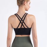 Women Solid Tracksuit Workout Outfits Sports Bra Set Yoga Sets for Women