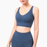 Women's Scallop U back Yoga Sports Bra