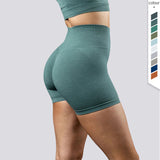  Workout Butt Lifting High Waist Seamless Gym Shorts Yoga Booty Shorts