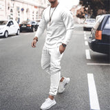 Athletic Sweatsuits Men's Tracksuit 2 Piece Casual Jogging Sport Suit Sets