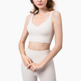 Women's Scallop U back Yoga Sports Bra