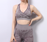 Wholesale Free Sample Ropa De Deportiva Mujer Workout Clothing Three Pieces Seamless Women Gym Yoga Wear Set