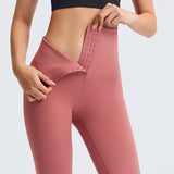 Invisible Breasted Full Length Pants Yoga Leggings