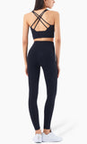  2 Piece Set Yoga Sports Bra and Leggings Fitness Activewear