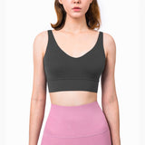 Women's Scallop U back Yoga Sports Bra