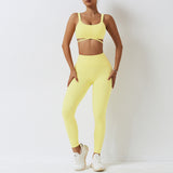 Recycled Material Sports Bra And Leggings Set