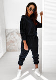 Women Velvet 2 Piece Sweatsuits Set