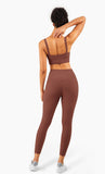  Bra Yoga High Waist Leggings Sets Workout Outfits 2 Piece