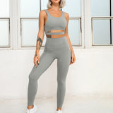Recycled Material Sports Bra And Leggings Set