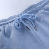 Women Sweat Cotton Shorts Running Sweatpants with Pockets