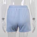 Women Sweat Cotton Shorts Running Sweatpants with Pockets