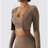Women dry fit fitness tops