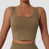 Recycled Material Sports Bra Crop Top