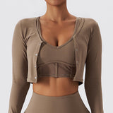 Women dry fit fitness tops
