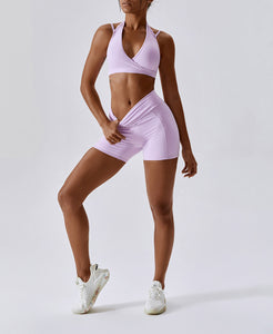 Sports Bra And Shorts Fitness Set