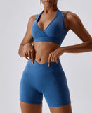 Sports Bra And Shorts Fitness Set