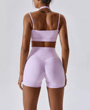 Sports Bra And Shorts Fitness Set