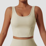 Recycled Material Sports Bra Crop Top